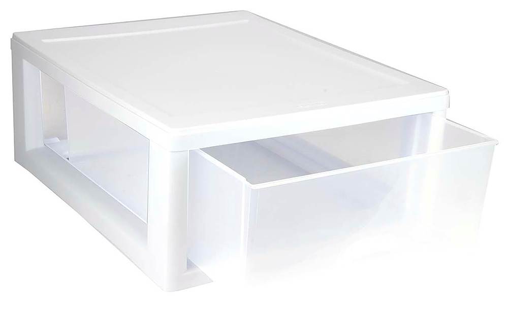 Alt View 13. Sterilite - Clear Plastic Stacking Storage Drawer Container Box (12 Pack).