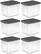 Alt View 11. Sterilite - Clear Latched Plastic Storage Container (6 Pack).
