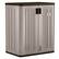 Front. Suncast - Heavy Duty Resin Garage Base Storage Cabinet - Platinum.