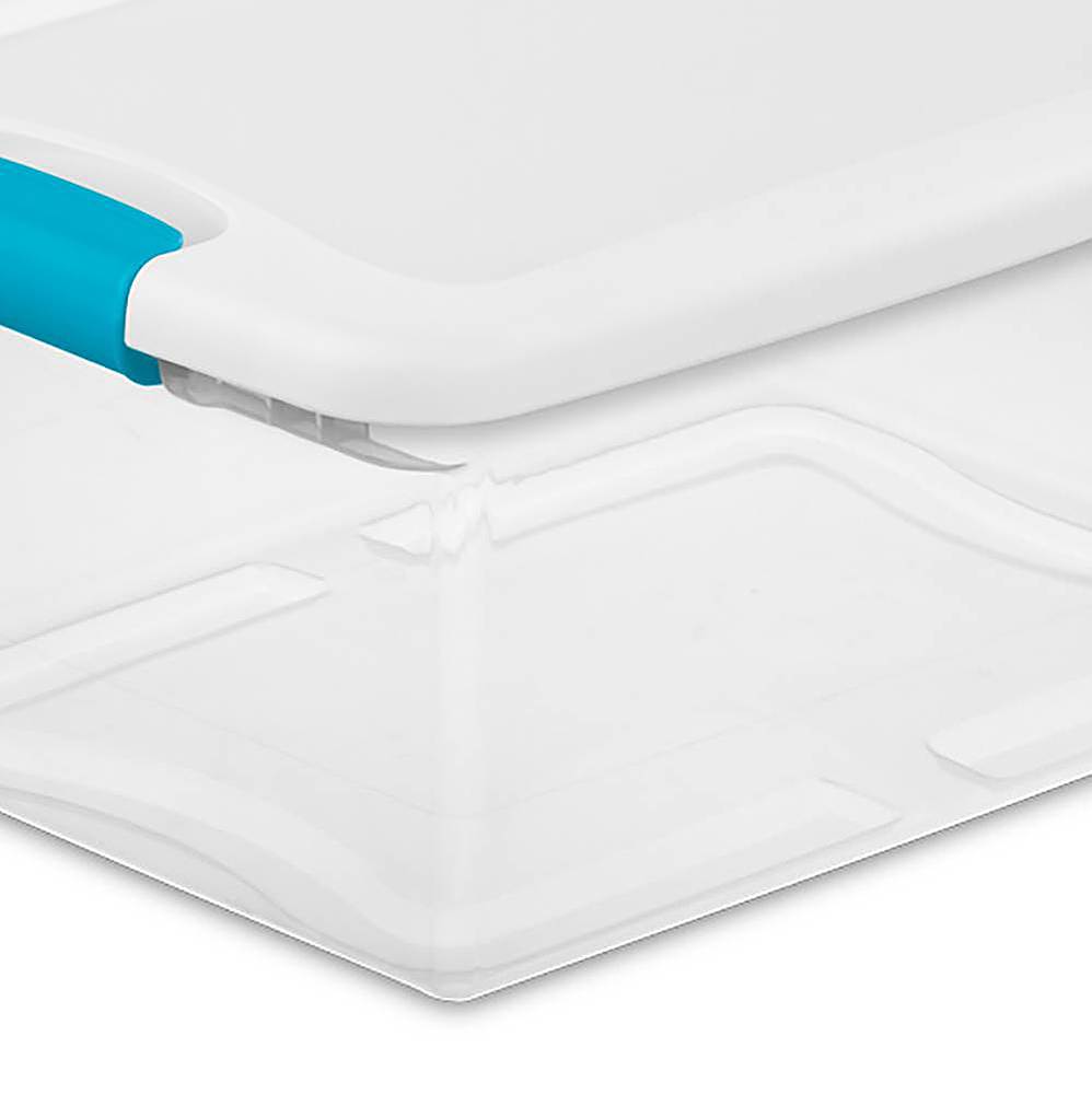 Alt View 14. Sterilite - Clear Plastic Stackable Storage Tote Container (12 Pack).