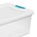 Alt View 15. Sterilite - Clear Plastic Stackable Storage Tote Container (12 Pack).