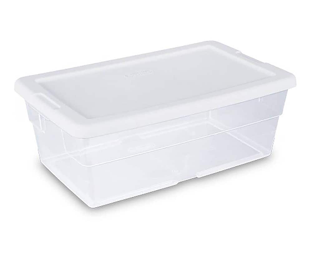 Customer Reviews Sterilite Large Plastic Bin Organizer Storage Basket