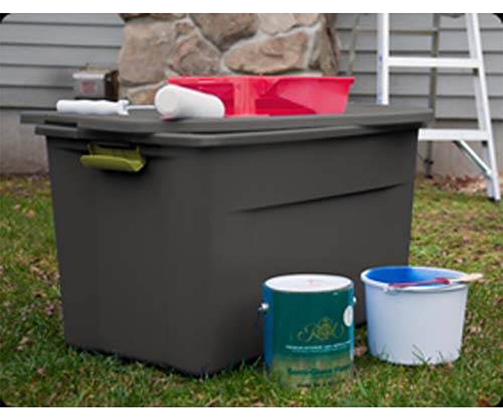 Alt View 14. Sterilite - Storage Tote Box w/Latching Container Lid (4 Pack).