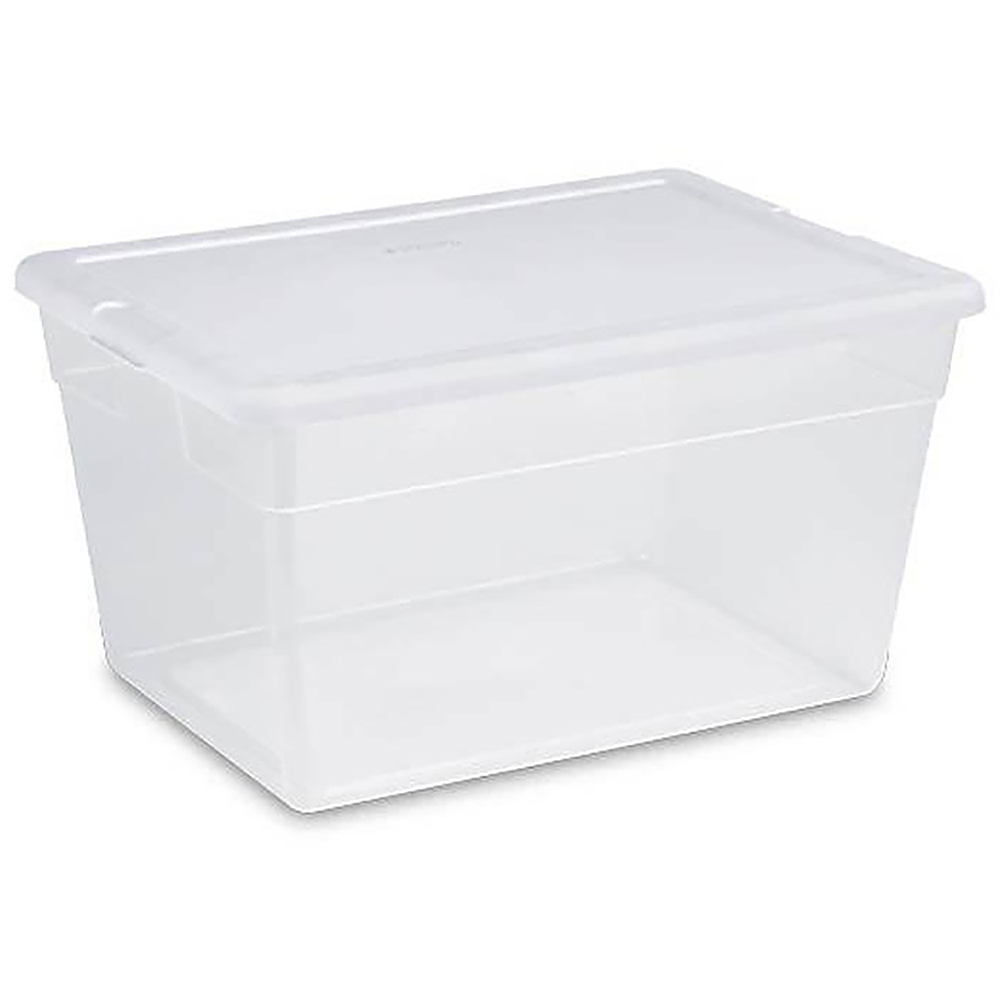 Sterilite Clear Plastic Storage, Clear Storage Containers With Lids