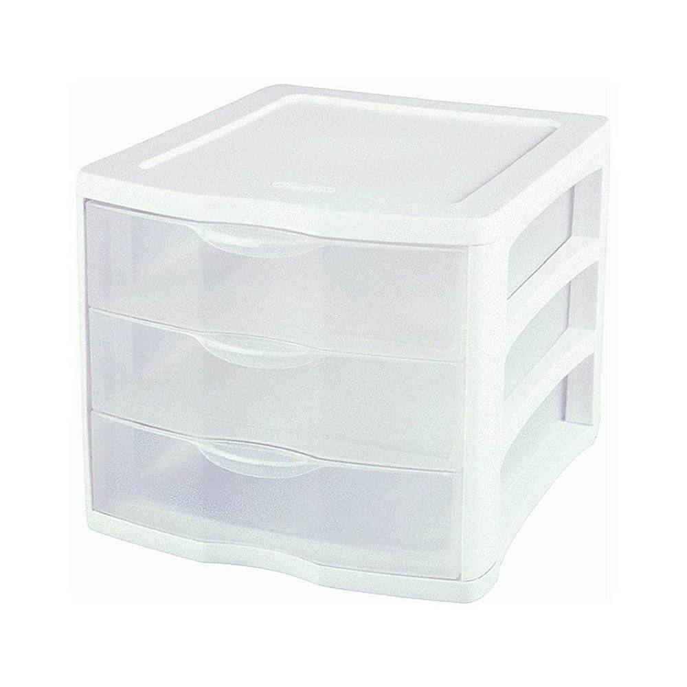 Alt View 12. Sterilite - ClearView Compact Portable Drawer Organizer Cabinet (8 Pack).