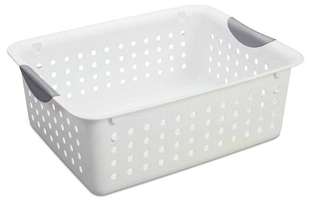 Alt View 12. Sterilite - Medium Ultra Plastic Storage Organizer Basket, (6 Pack).