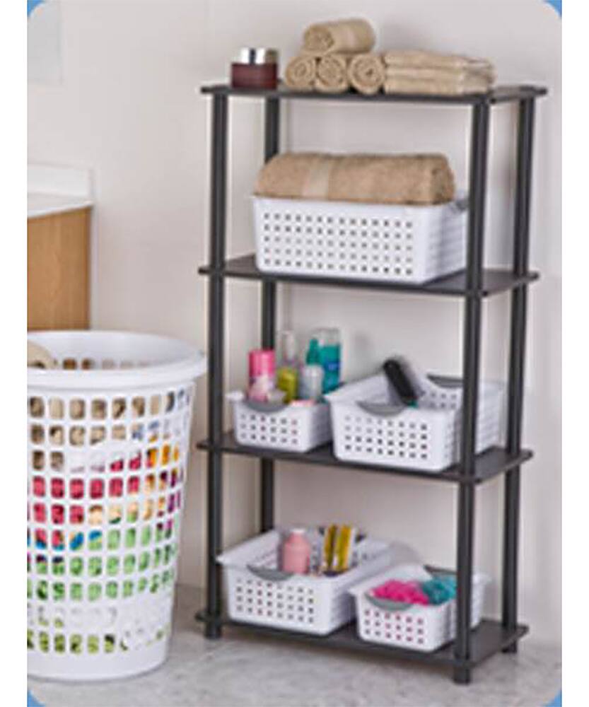 Alt View 15. Sterilite - Medium Ultra Plastic Storage Organizer Basket, (6 Pack).