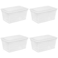 Sterilite - Storage Box (4 Pack) - Front_Zoom