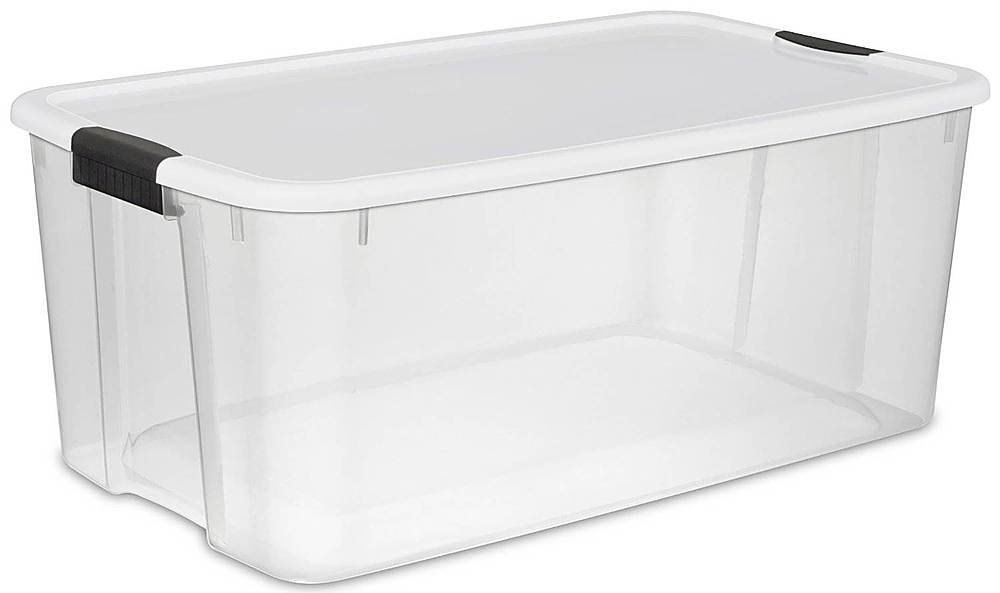 Alt View 12. Sterilite - Ultra Latching Clear Plastic Storage Tote Container, 8 Pack.