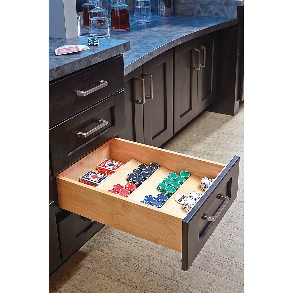 Alt View 13. Rev-A-Shelf - Wooden Spice Drawer Storage Organizer Insert - Maple.