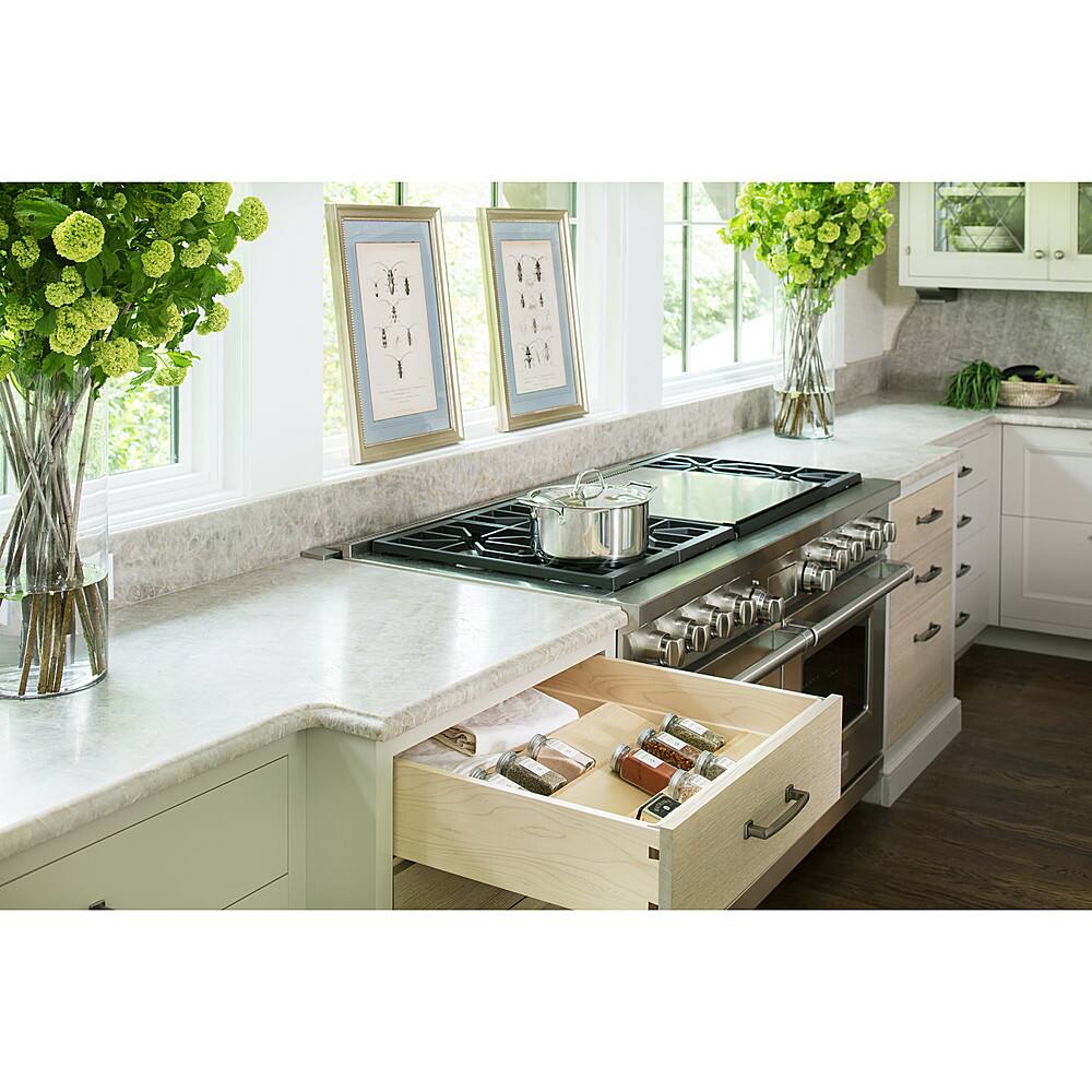 Alt View 14. Rev-A-Shelf - Wooden Spice Drawer Storage Organizer Insert - Maple.