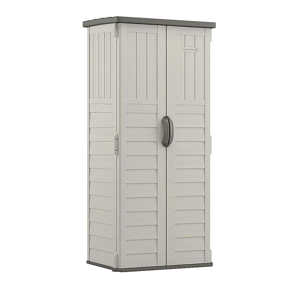 Best Buy Suncast Resin Versatile Vertical Storage Shed Building BMS1250