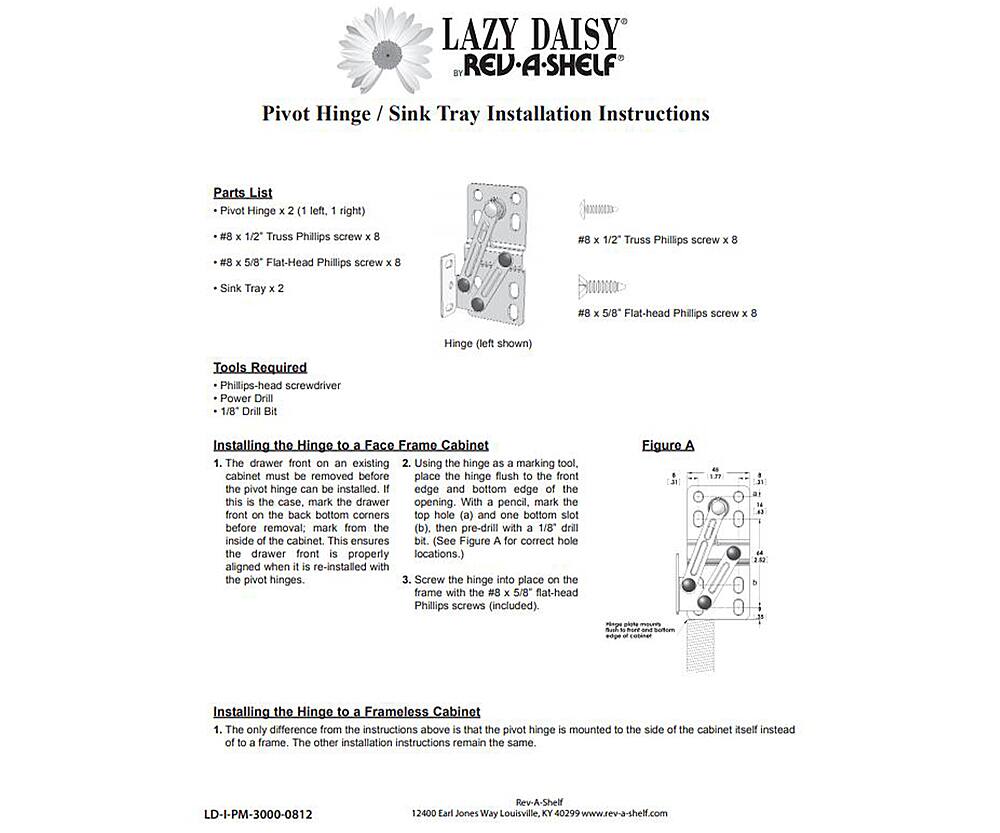 Alt View 14. Rev-A-Shelf - Polymer Plastic Sink Front Tip Out Tray - White.