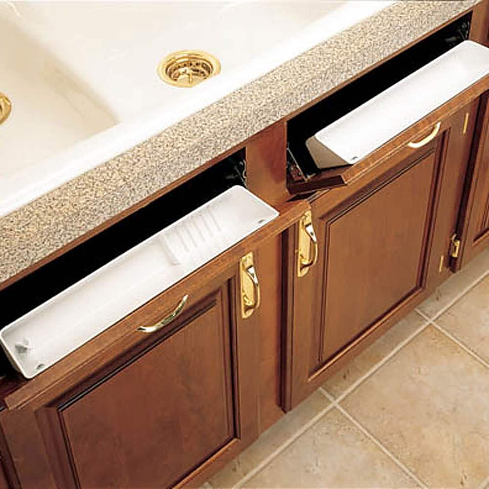 Best Buy RevAShelf Polymer Sink Front Tip Out Storage Trays and
