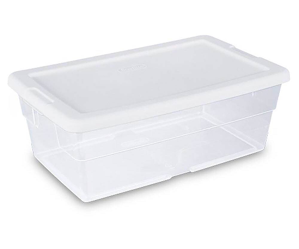 Alt View 12. Sterilite - Plastic Stacking Storage Container Tote (24 Pack).