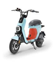 Segway - eMoped C80 w/52 mi Max Operating Range & 20 mph Max Speed - Blue & Orange - Front_Zoom
