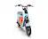Left. Segway - eMoped C80 w/52 mi Max Operating Range & 20 mph Max Speed - Blue & Orange.