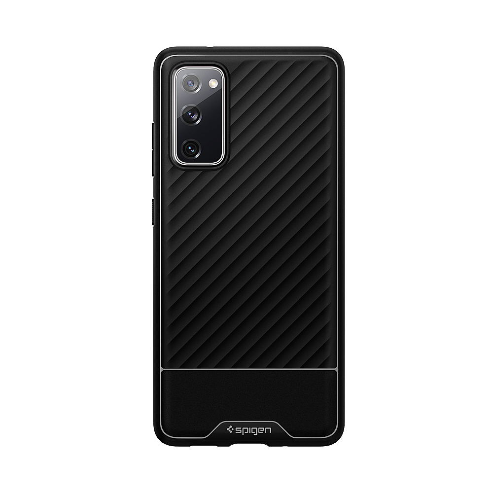 Angle View: Spigen - Core Armor Protective Case for Samsung S20 FE 5G - Black