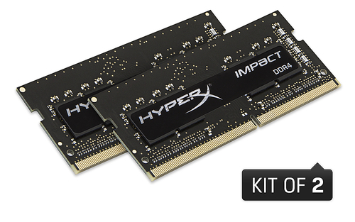 HyperX Impact 32GB (2x16GB) 2666MHz DDR4 SODIMM Laptop Memory