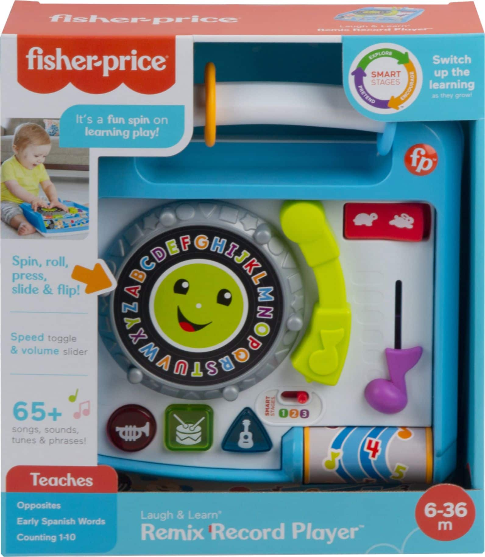 Fisher Price Laugh & Learn Mix & Learn DJ Table