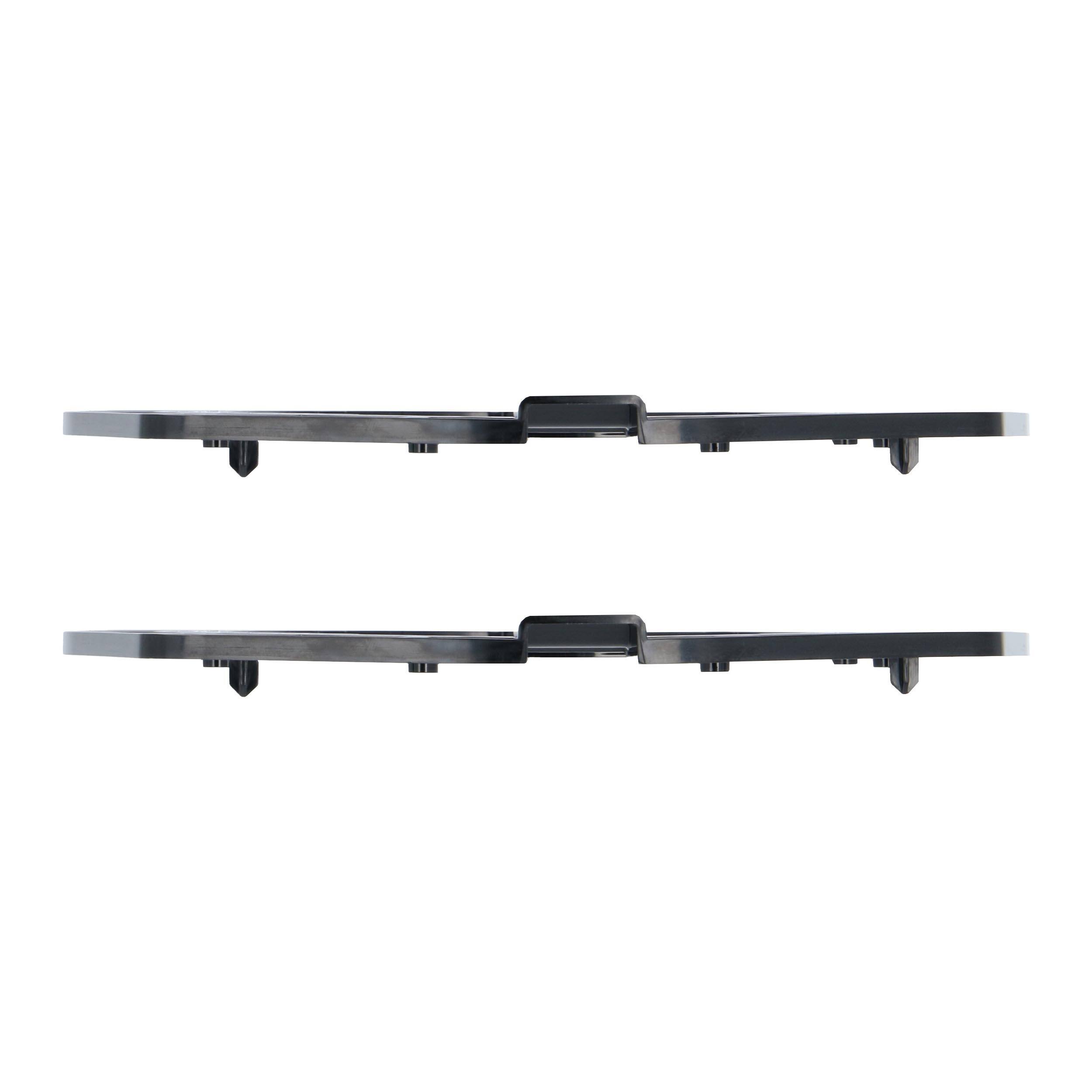 Alt View 11. Metra - Speaker Adapter Plate for Land Rover 2015-2024 Vehicles (2-Pack) - Black.