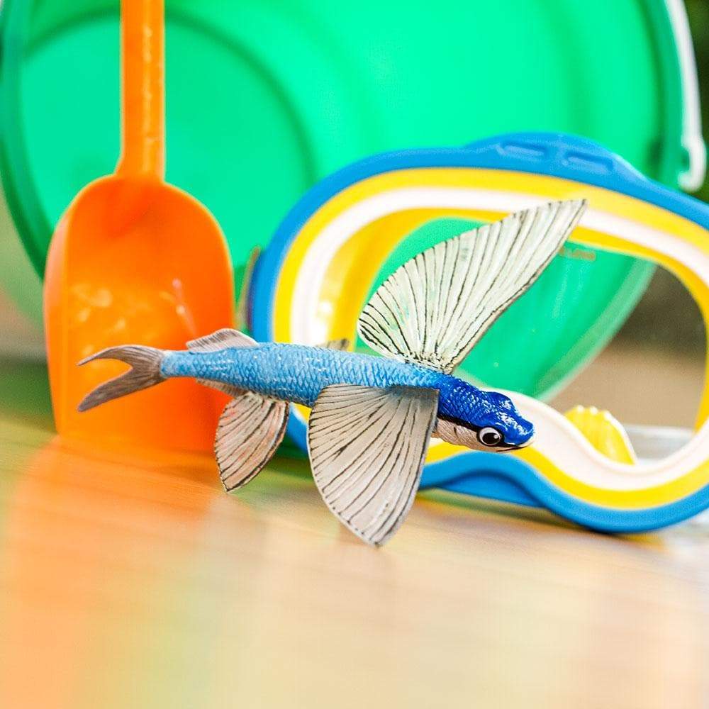 Angle. Safari Ltd. - Flying Fish Toy Figurine.