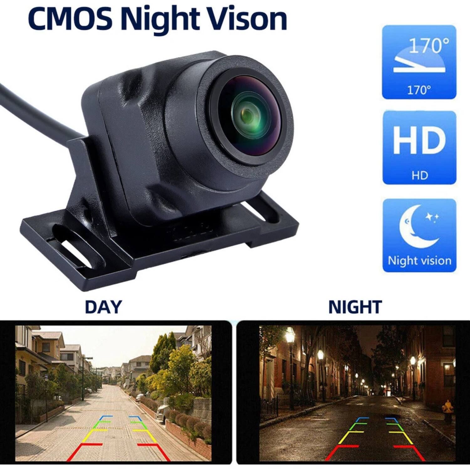 CMOS Night Vision

170°

HD

Night vision

DAY

NIGHT