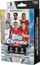 2024-25 Topps Chrome UEFA Club Competitions Hanger Box - Front_Zoom