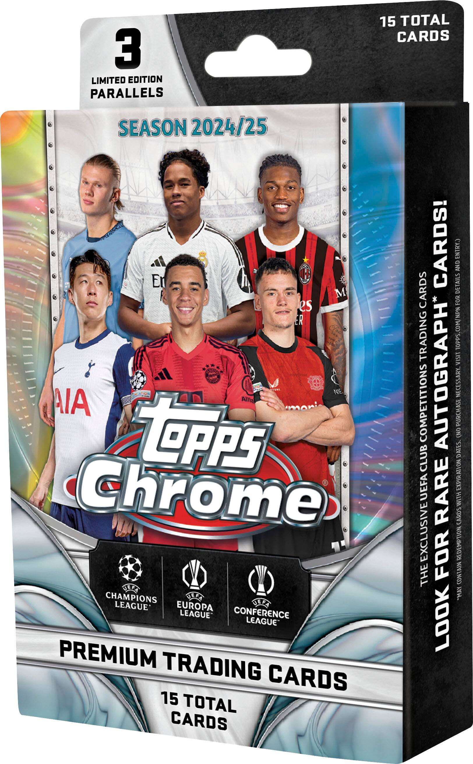 2024-25 Topps Chrome UEFA Club Competitions Hanger Box