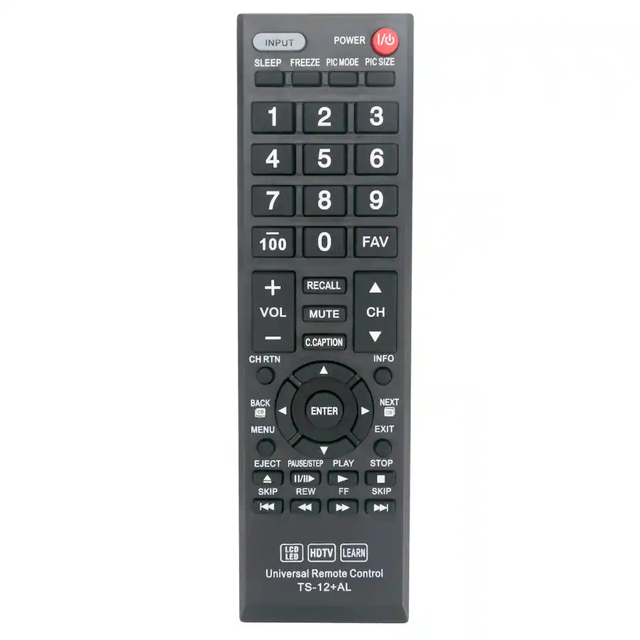 Vol Remote VINABTY Replaced Remote Control TS 12+AL Fits for Toshiba CT 90275 CT ...