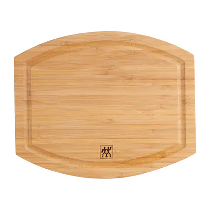 Front. ZWILLING - ZWILLING TWIN 11.25" x 9.2" x .75" Bamboo Cutting Board - Bamboo.