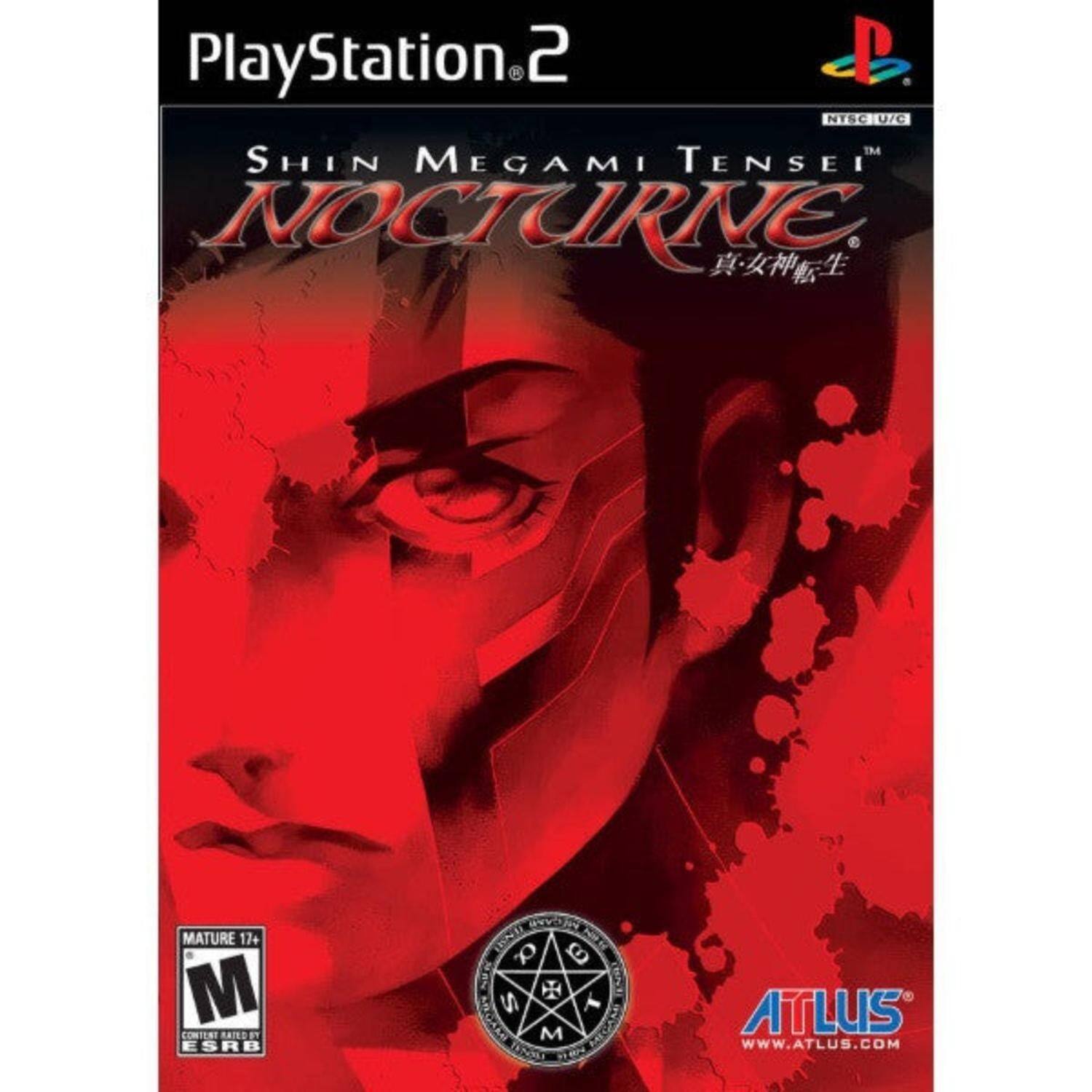 PlayStation 2  
NTSC U/C  

Shin Megami Tensei Nocturne  
真女神転生  

Mature 17+  
Content Rated by ESRB  

ATLUS  
www.atlus.com