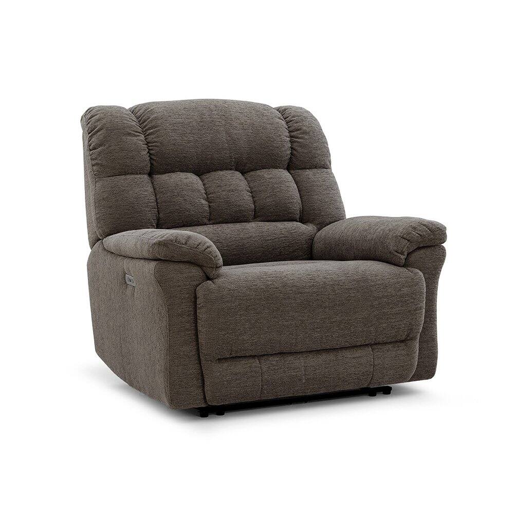 Alt View 6. Heartland Furniture - Oversized Recliner Chair – Heavy-Duty Recliners with Wide Seat, Brown - Brown.