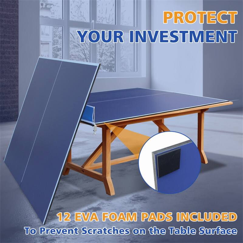 PROTECT YOUR INVESTMENT

12 EVA FOAM PADS INCLUDED

To Prevent Scratches on the Table Surface
