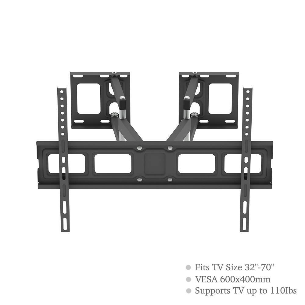 Fits TV Size 32"-70"  
VESA 600x400mm  
Supports TV up to 110lbs