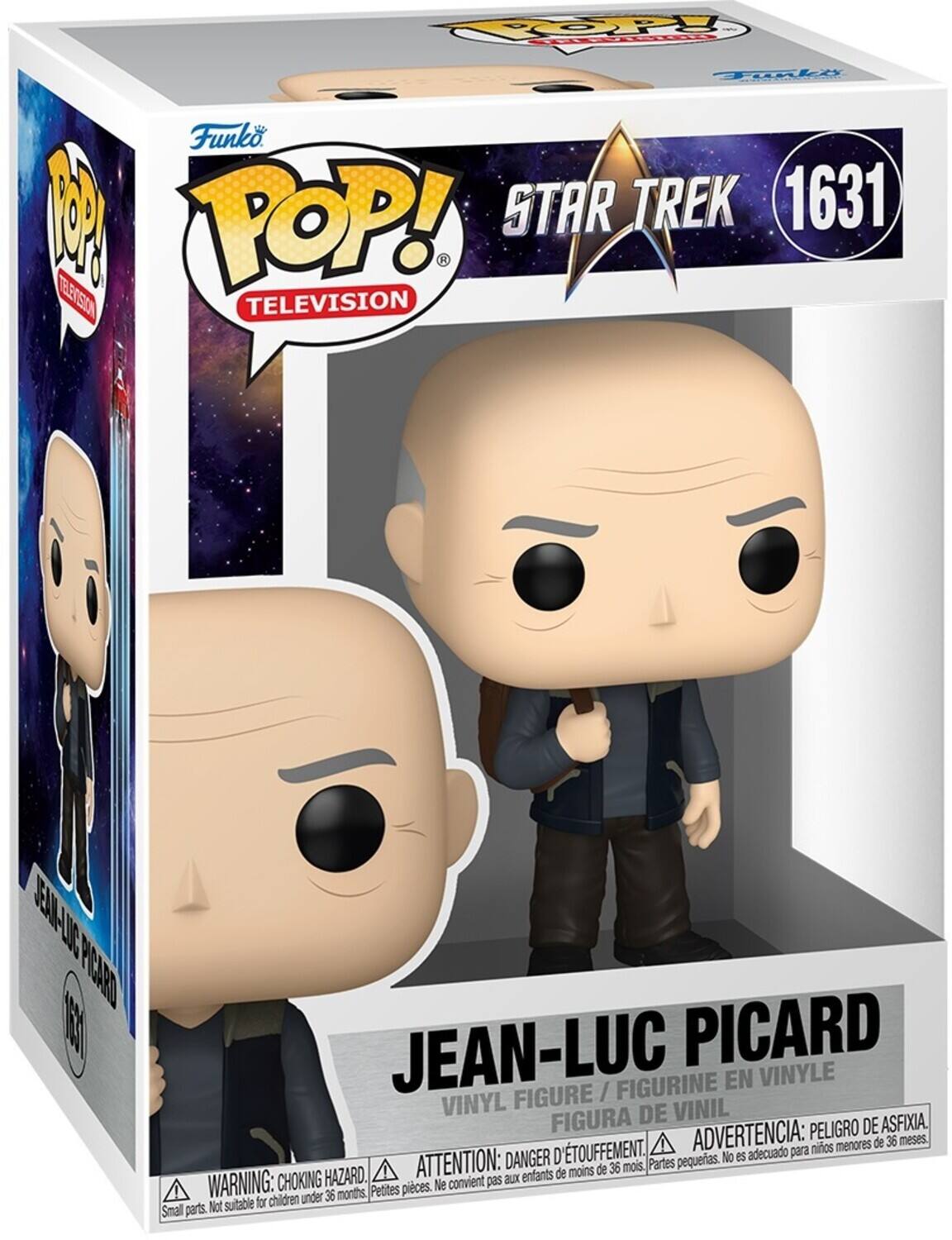 Funko POP! STAR TREK 1631 TELEVISION
JEAN-LUC PICARD
FIGURINE EN VINYLE
FIGURE / VINYL DE VINIL
FIGURA DE VINIL
PELIGRO DE ASFIXIA D'ETOUFFEMENT
ADVERTENCIA: para niños menores de 36 meses
DANGER D'ETOUFFEMENT
ATTENTION: aux enfants de moins de 36 mois
WARNING: CHOKING HAZARD
Petites pièces. Ne convient pas aux enfants de moins de 36 mois
Parts pequeñas. No es adecuado para niños menores de 36 meses
Small parts. Not suitable for children under 36 months