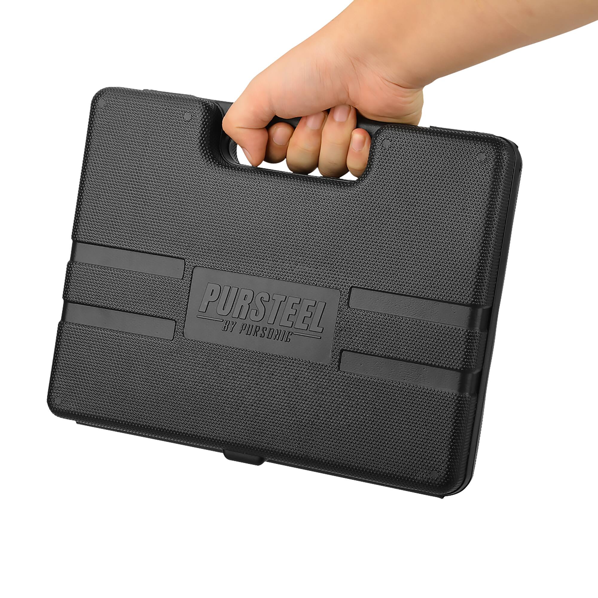 Pursonic 16 Piece Household Handy Solutions Tool Kit Black - Best Buy