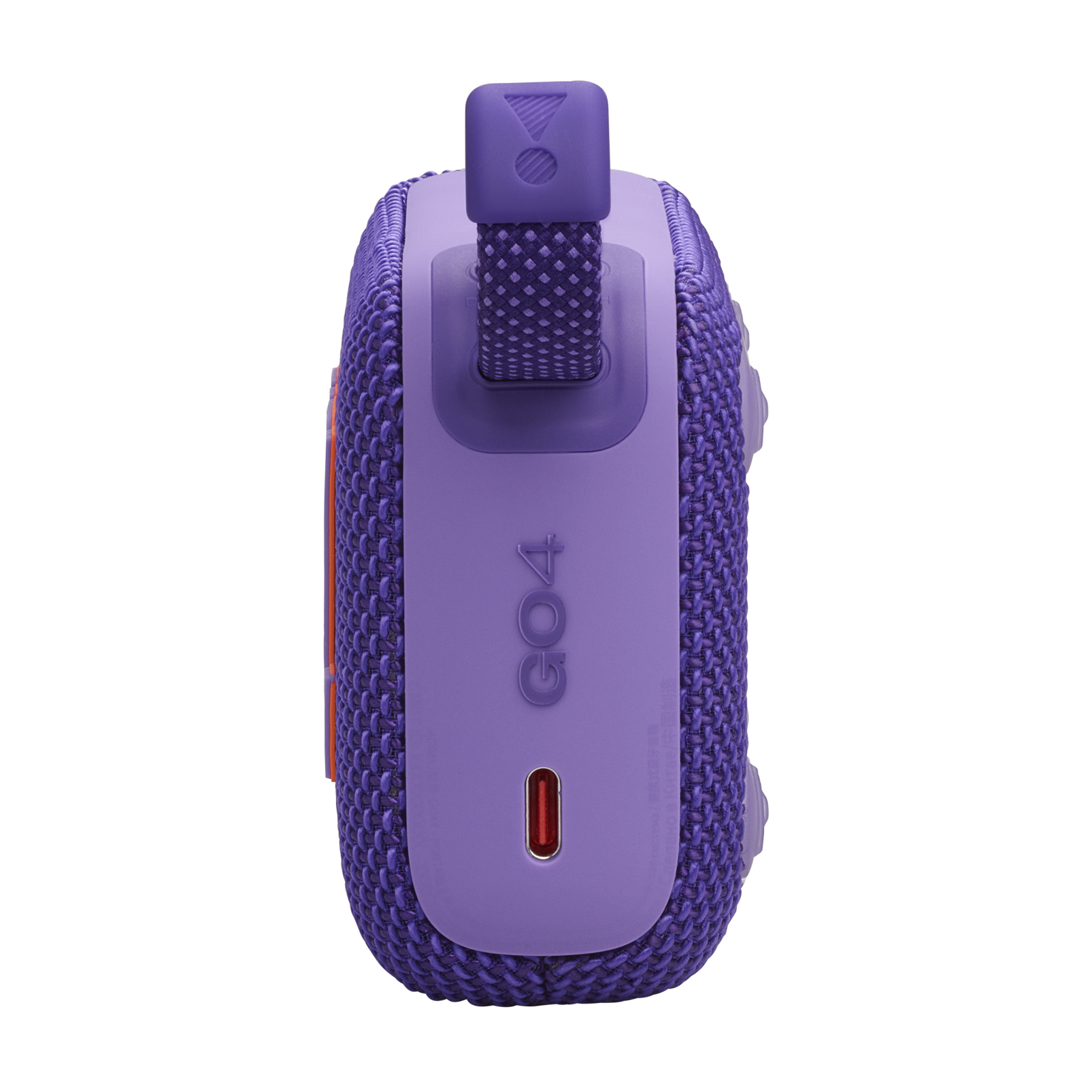 Left. JBL - Go 4 Portable Bluetooth Speaker - 2024 - Purple.