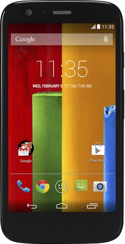  Motorola - Moto G with 16GB Memory Cell Phone (Unlocked) (International Version) - Black
