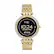 Front. Michael Kors - Darci Gen 5E Smartwatch 43mm - Gold-Tone Stainless Steel.