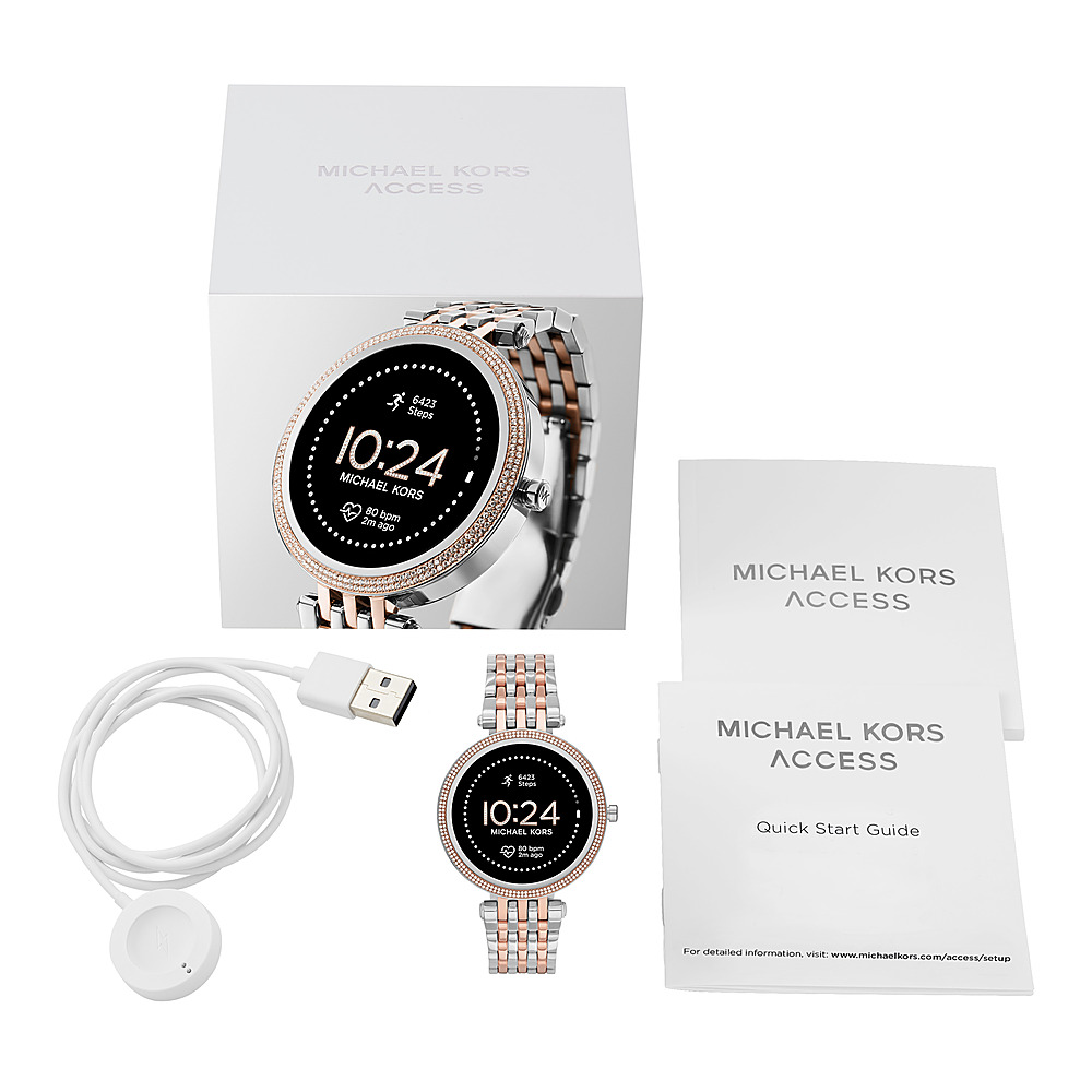 Michael Kors - Darci Gen 5E Smartwatch 43mm - Two-Tone Stainless Steel