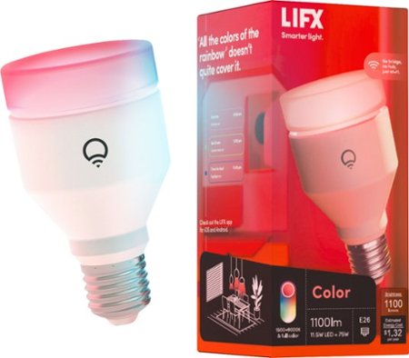 LIFX - A19 LED Bulb - Color