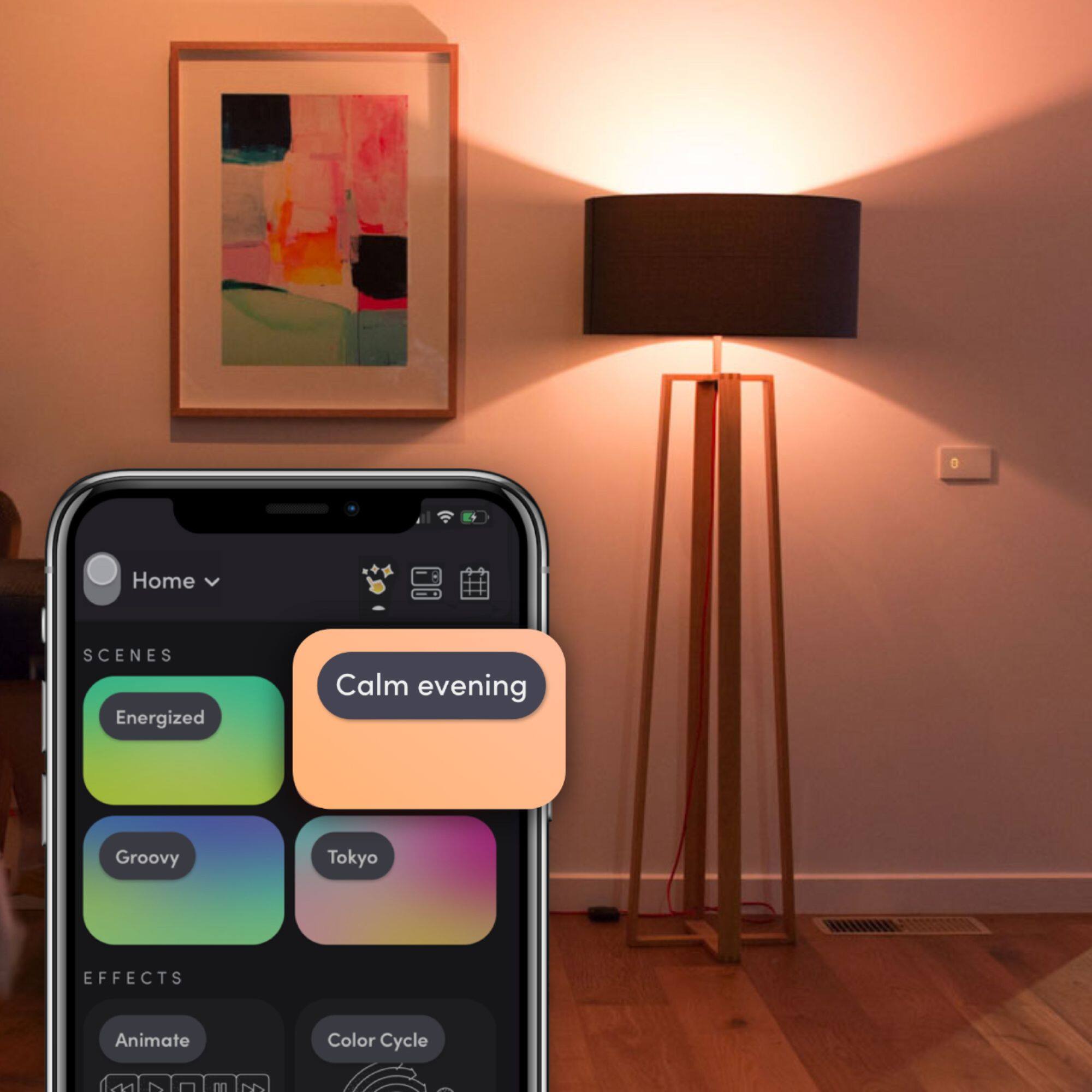 Alt View 19. LIFX - A19 LED Bulb - Color.