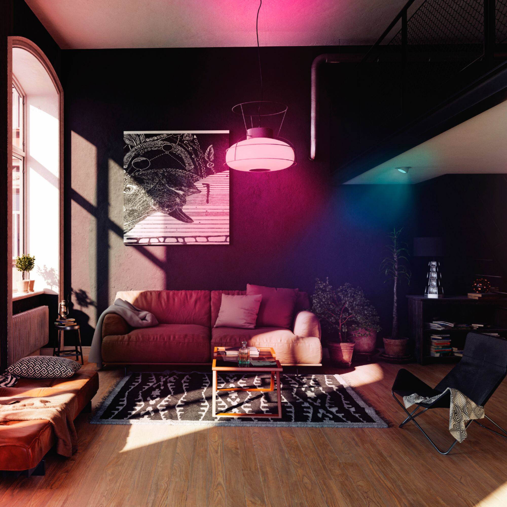 Alt View 28. LIFX - A19 LED Bulb - Color.