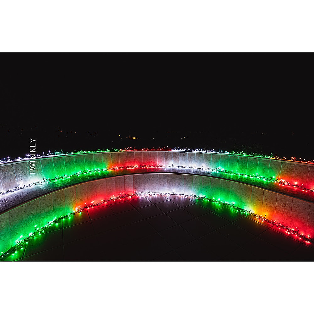 Alt View 11. Twinkly - Smart Light 400 LED Smart Light String Cluster Gen II - Multi.