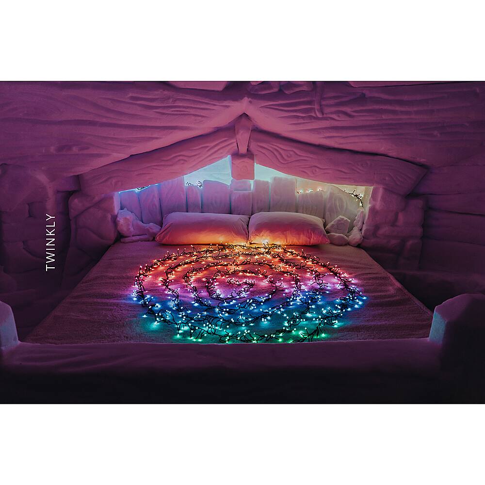 Alt View 15. Twinkly - Smart Light 400 LED Smart Light String Cluster Gen II - Multi.