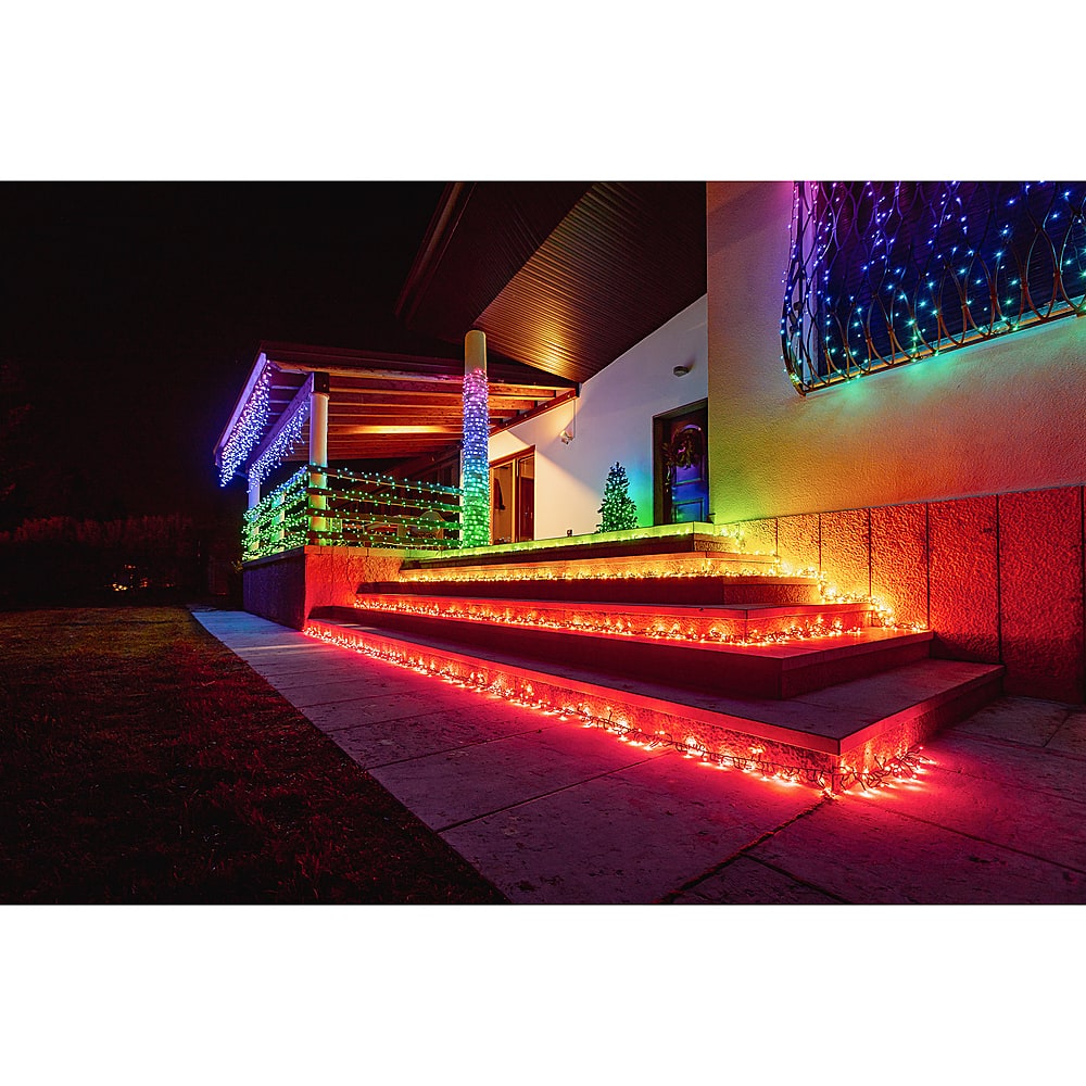 Alt View 17. Twinkly - Smart Light 400 LED Smart Light String Cluster Gen II - Multi.