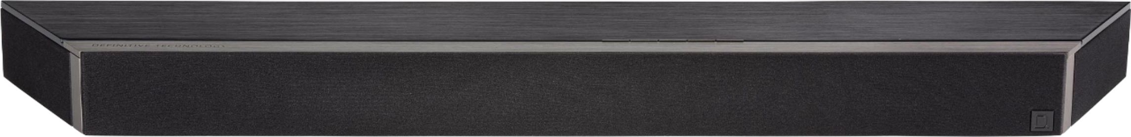 Left View: Definitive Technology - 4.1-Channel Studio 3D Mini Soundbar with Wireless Subwoofer, Dolby Atmos/DTS:X, HEOS Wireless Audio. - Black