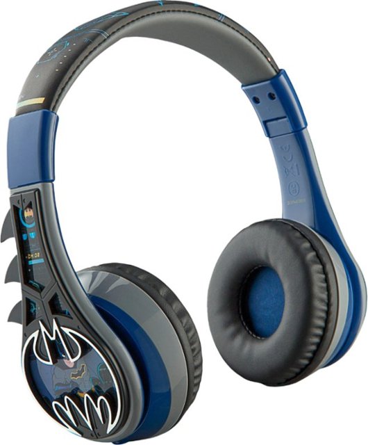 Front Zoom. eKids - Batman Bluetooth Wireless Headphones - Black.