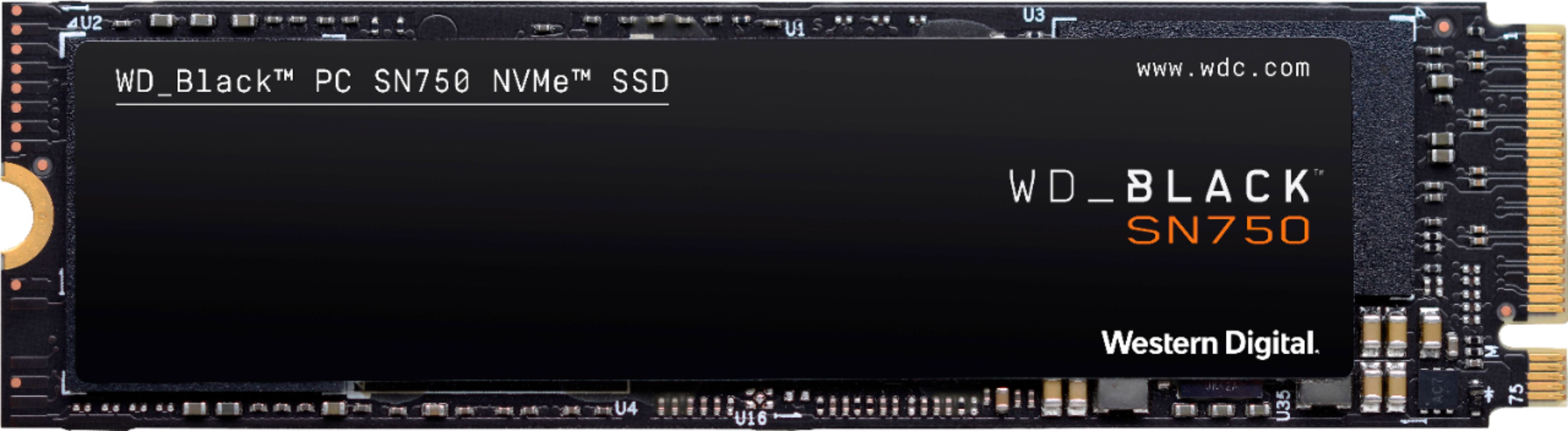 Wd Wd Black Sn750 Nvme 4tb Internal Pci Express 3 0 X4 Solid State Drive For Laptops Desktops Wdbrpg0040bnc Wrsn Best Buy